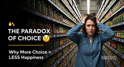 Read more about the article The Tyranny of Too Much: Why the Official Dogma of Choice is Making Us Miserable